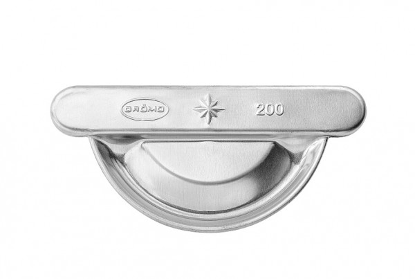 Rinnenboden halbrund universal 400 Aluminium | GRÖMO® - 1
