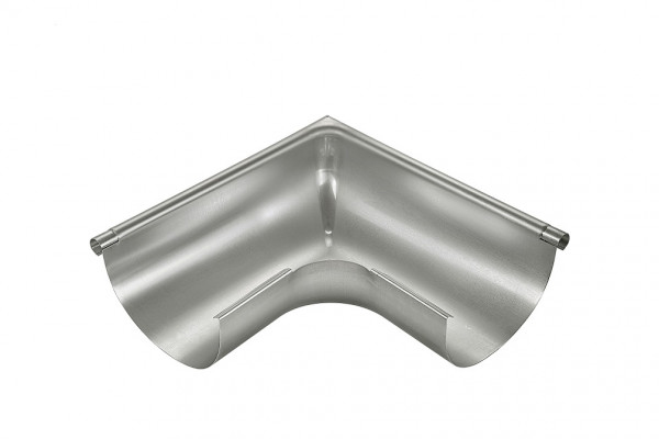 Rinnenwinkel-Außeneck 280/90° halbrund Quartz Zink| GRÖMO® - 1