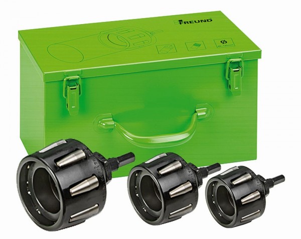 Kombisatz Rohraufweiter 3 Aufweiter im Metallkoffer 76/ 87/ 100 - 1