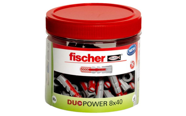 fischer DuoPower 8 x 40 Runddose (80) - 1