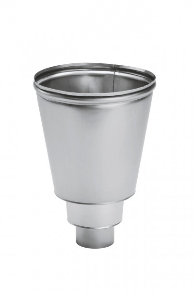 Wasserfangkasten rund konisch 80 Zink | GRÖMO® - 1