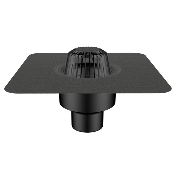 Dachablauf + Lüfteruntert. DN110 Bitumenmanschette - 1