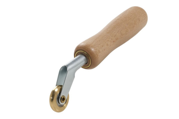 Andrückrolle 6 mm, Messing, mit Kugellager - 1