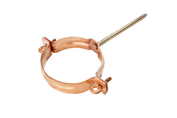 Standrohrschelle mit Schlagstift 70/140 Kupfer| GRÖMO® - 1