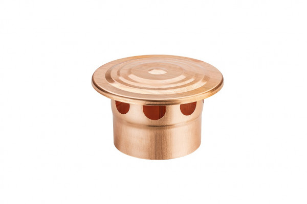 Dunsthut für Dunstrohre 87 Kupfer | GRÖMO® - 1