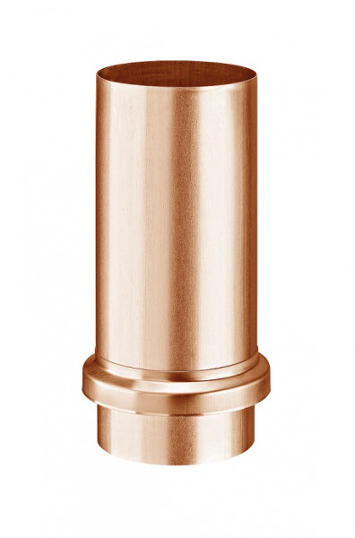 Schiebemuffe mit Standrohrkappe 76 Kupfer| GRÖMO® - 1