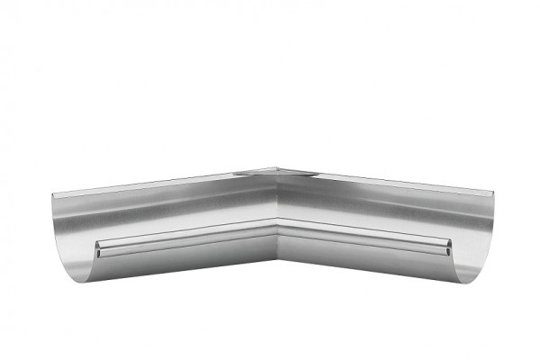 Rinnenwinkel-Inneneck 250/-135° (=45°) halbrund 300mm Zink | GRÖMO® - 1