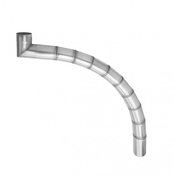 Gliederbogen Ø 100x800-895 gelötet Zink | GRÖMO® - 1