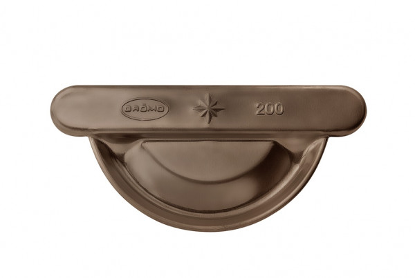 Rinnenboden halbrund universal 333 Stahl verzinkt - Testa di Moro | GRÖMO® - 1