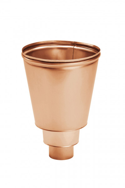 Wasserfangkasten rund konisch 87 Kupfer| GRÖMO® - 1
