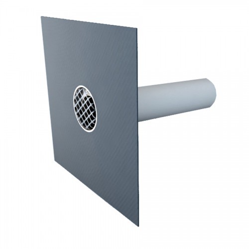 Notüberlauf - Speier DN 50 PVC-Manschette Universal - 1