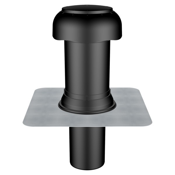 Wohnraum Lüfter DN125/160 - 2-tlg. mit Kunststoffmanschette nach Wahl - 1