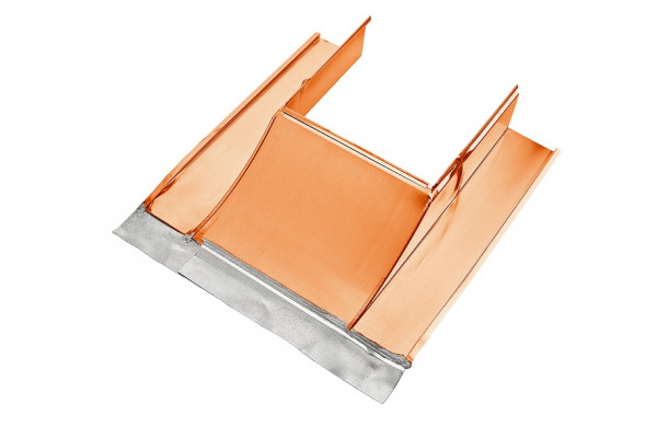 Kaminverwahrung Unterteil (Brustblech) 800-1400 Kupfer| GRÖMO® - 1