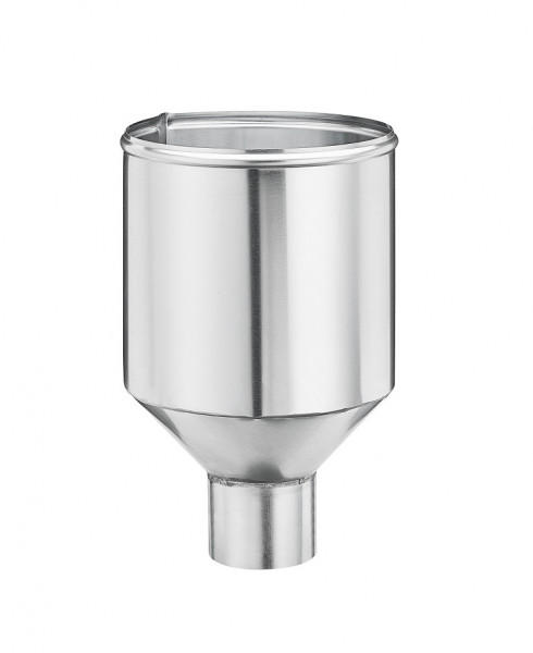 Wasserfangkasten Trichterform zylindrisch 87 Zink | GRÖMO® - 1