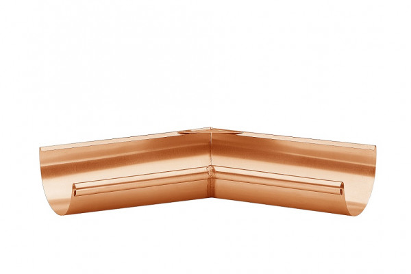 Rinnenwinkel-Inneneck 280/-135° (=45°) halbrund 300mm Kupfer| GRÖMO® - 1