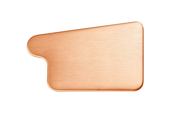 Rinnenboden Kastenform rechts 400 Kupfer| GRÖMO® - 1