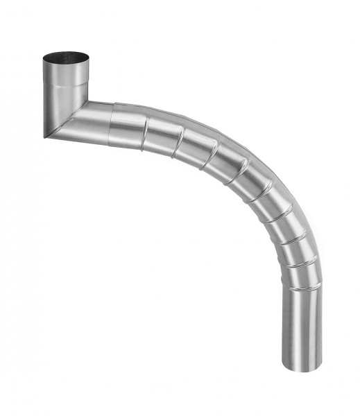 Gliederbogen Ø 100x1500-1595 gepresst Zink | GRÖMO® - 1
