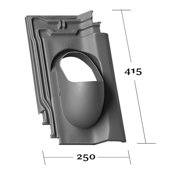 L.F.L. FLACHKREMPER, Grundplatte ohne Rohr - 1