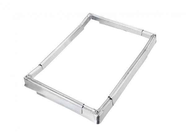 Überhangsteckrahmen für Kaminverwahrung Gr.1/320-550 Zink | GRÖMO® - 1