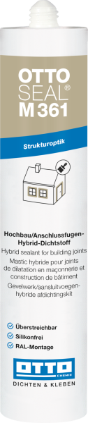 OTTOSEAL M361 Der Struktur-Hybrid-Dichtstoff für Hochbau- und Anschlussfugen - 1