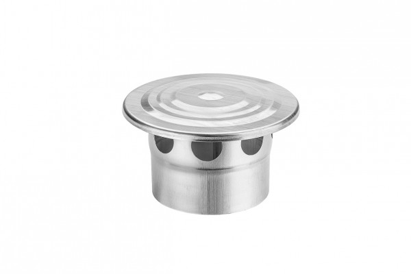 Dunsthut für Dunstrohre 50 Zink| GRÖMO® - 1