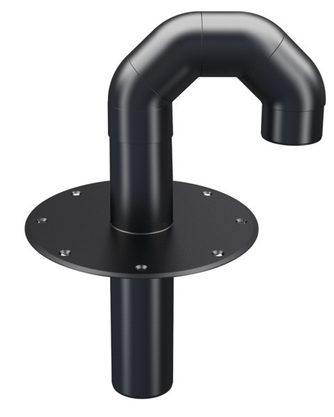Dachdurchführungs Set DN 125 Hart-PVC Flansch - 1
