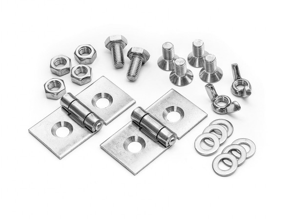 Gelenkset für Kaminhauben Edelstahl | GRÖMO® - 1