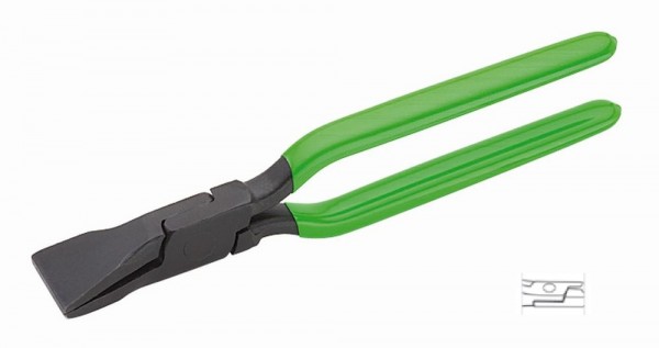 Falzzange gerade, 60 mm, Gewerbe eingelegt - 1