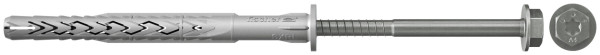 fischer Langschaftdübel SXRL 10 x 60 FUS Sechskantschraube mit U-Scheibe nicht rostender Stahl R - 1