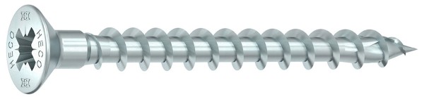 HECO-TOPIX-plus 4,0 x 35, Senkkopf + Kopfbohrung, Pozi-Drive, VVG, A3K, 200 St. - 1