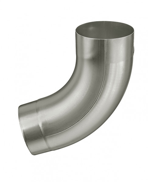 Rohrbogen 100/72° mit Einzug Quartz Zinc vorbewittert| GRÖMO® - 1